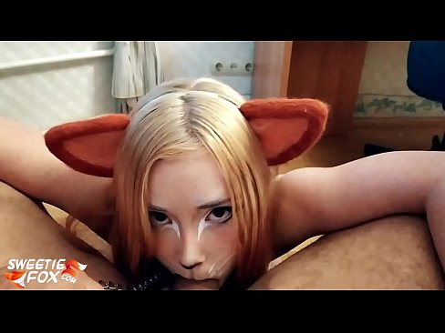 ❤️ Kitsune swallow dick agus cum ina bhéal ❤️ Sluts linn ﹏